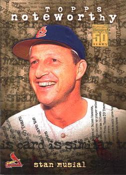 2001 Topps - Noteworthy #TN48 Stan Musial Front