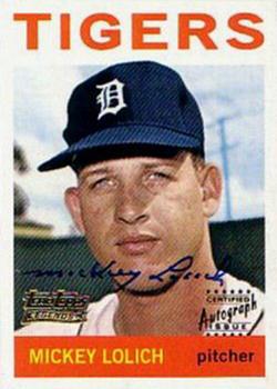 2001 Topps - Team Topps Legends Autographs #TT50R Mickey Lolich Front