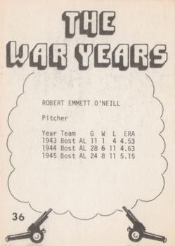 1977 TCMA The War Years #36 Robert O'Neill Back