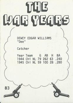 1977 TCMA The War Years #83 Dee Williams Back