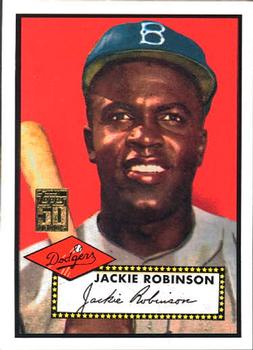 2001 Topps - Through the Years Reprints #5 Jackie Robinson Front