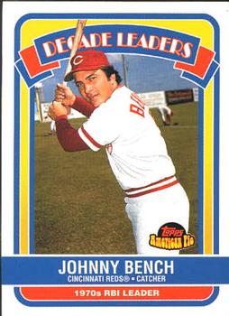 2001 Topps American Pie - Decade Leaders #DL3 Johnny Bench Front