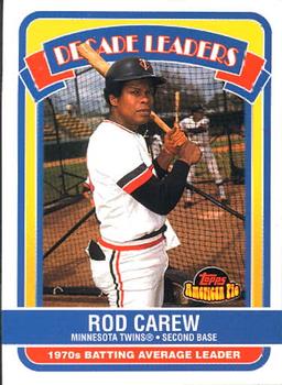 2001 Topps American Pie - Decade Leaders #DL5 Rod Carew Front