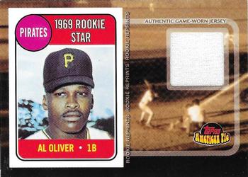 2001 Topps American Pie - Rookie Reprint Relics #BBRR-AO Al Oliver Front