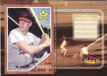 2001 Topps American Pie - Rookie Reprint Relics #BBRR-BP Boog Powell Front