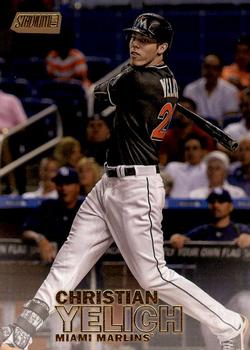 2016 Stadium Club - Gold Foil #205 Christian Yelich Front
