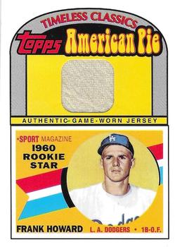 2001 Topps American Pie - Timeless Classics Relics #BBTC3 Frank Howard Front
