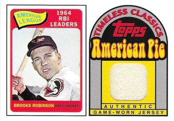 2001 Topps American Pie - Timeless Classics Relics #BBTC11 Brooks Robinson Front