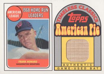 2001 Topps American Pie - Timeless Classics Relics #BBTC19 Frank Howard Front