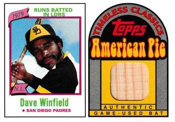 2001 Topps American Pie - Timeless Classics Relics #BBTC45 Dave Winfield Front