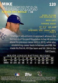 2016 Stadium Club - Members Only #120 Mike Moustakas Back