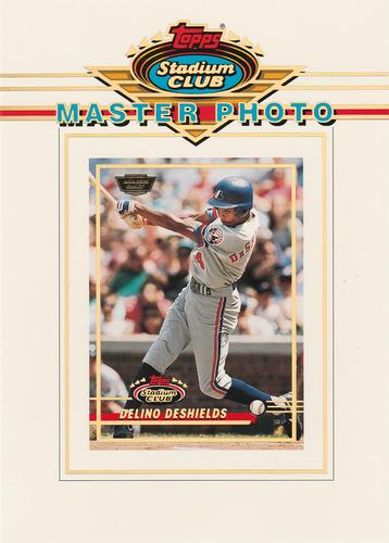 1993 Stadium Club - Master Photos Members Only #NNO Delino DeShields Front