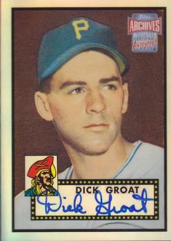 2001 Topps Archives - Autographs #TAA10 Dick Groat Front