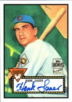 2001 Topps Archives - Autographs #TAA25 Hank Sauer Front