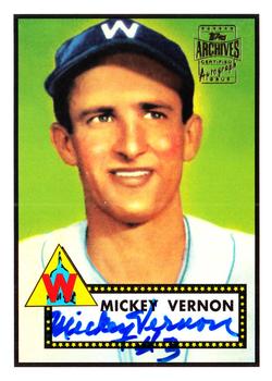 2001 Topps Archives - Autographs #TAA33 Mickey Vernon Front