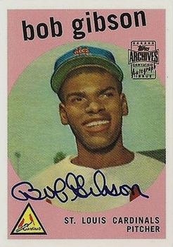 2001 Topps Archives - Autographs #TAA63 Bob Gibson Front
