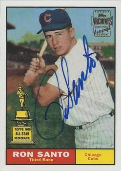 2001 Topps Archives - Autographs #TAA73 Ron Santo Front