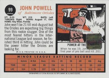 2001 Topps Archives - Autographs #TAA81 Boog Powell Back