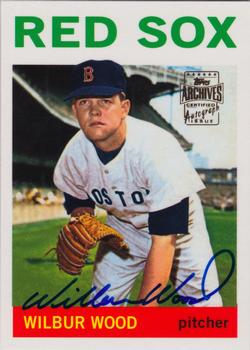 2001 Topps Archives - Autographs #TAA91 Wilbur Wood Front