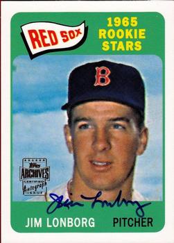 2001 Topps Archives - Autographs #TAA96 Jim Lonborg Front