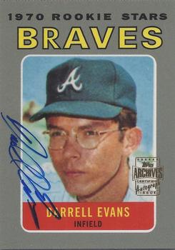 2001 Topps Archives - Autographs #TAA123 Darrell Evans Front