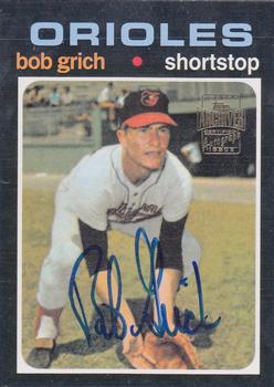 2001 Topps Archives - Autographs #TAA127 Bob Grich Front