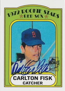2001 Topps Archives - Autographs #TAA132 Carlton Fisk Front
