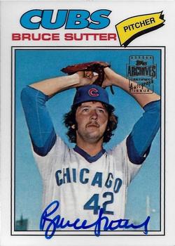 2001 Topps Archives - Autographs #TAA157 Bruce Sutter Front