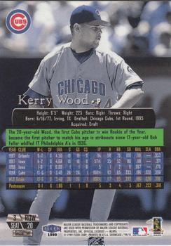 1999 Flair Showcase #20 Kerry Wood Back