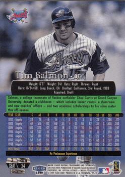 1999 Flair Showcase #24 Tim Salmon Back