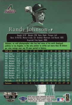 1999 Flair Showcase #28 Randy Johnson Back