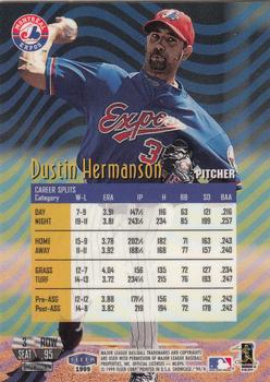 1999 Flair Showcase #95 Dustin Hermanson Back
