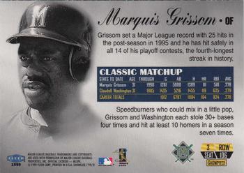1999 Flair Showcase #106 Marquis Grissom Back
