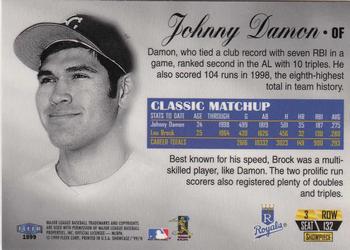 1999 Flair Showcase #132 Johnny Damon Back