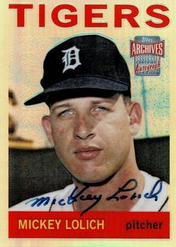 2001 Topps Archives Reserve - Rookie Reprint Autographs #ARA27 Mickey Lolich Front