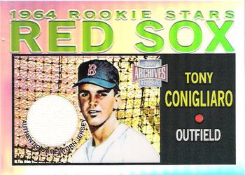 2001 Topps Archives Reserve - Rookie Reprint Relics #ARR2 Tony Conigliaro Front