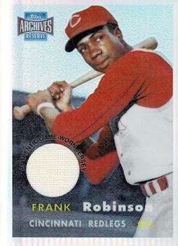 2001 Topps Archives Reserve - Rookie Reprint Relics #ARR6 Frank Robinson Front