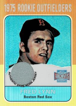 2001 Topps Archives Reserve - Rookie Reprint Relics #ARR10 Fred Lynn Front