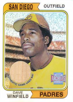 2001 Topps Archives Reserve - Rookie Reprint Relics #ARR25 Dave Winfield Front