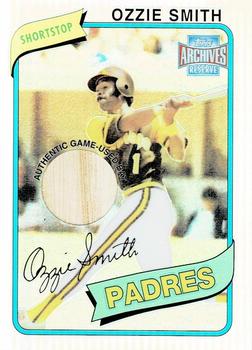 2001 Topps Archives Reserve - Rookie Reprint Relics #ARR42 Ozzie Smith Front