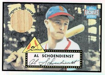 2001 Topps Archives Reserve - Rookie Reprint Relics #ARR49 Red Schoendienst Front