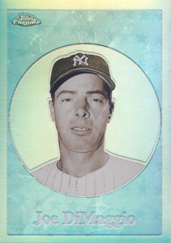2001 Topps Chrome - Before There Was Topps Refractors #BT10 Joe DiMaggio  Front