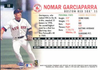 1999 Fleer Tradition #12 Nomar Garciaparra Back