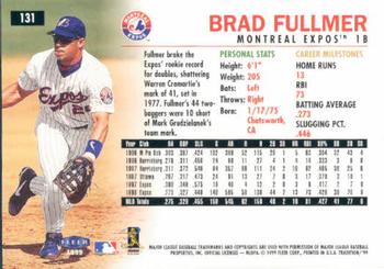 1999 Fleer Tradition #131 Brad Fullmer Back