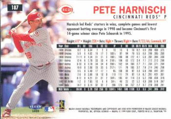 1999 Fleer Tradition #187 Pete Harnisch Back