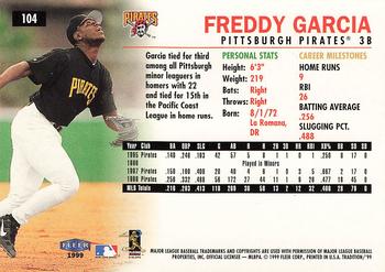 1999 Fleer Tradition #104 Freddy Garcia Back