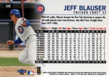 1999 Fleer Tradition #348 Jeff Blauser Back