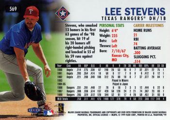 1999 Fleer Tradition #569 Lee Stevens Back