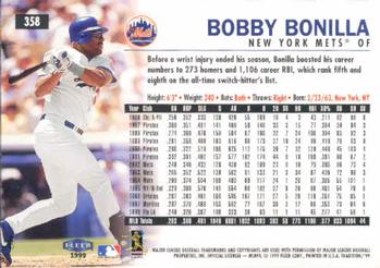 1999 Fleer Tradition #358 Bobby Bonilla Back