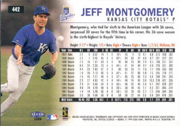 1999 Fleer Tradition #442 Jeff Montgomery Back